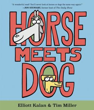 Hardcover Horse Meets Dog Book