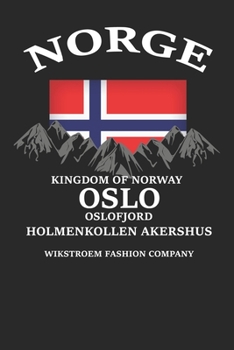 Paperback Wikstroem - Notes: Kingdom of Norway Oslo - Notebook 6x9 checkered Book