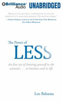 Audio CD The Power of Less: The Fine Art of Limiting Yourself to the Essential...in Business and in Life Book