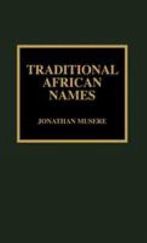Hardcover Traditional African Names Book