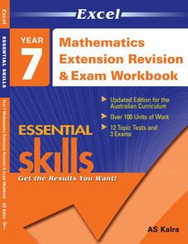 Paperback Year 7 Mathematics Revision & Exam: Workbook 2 - Extension (Excel Essential Skills) Book