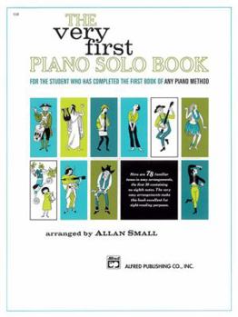 Paperback Very First Piano Solo Book