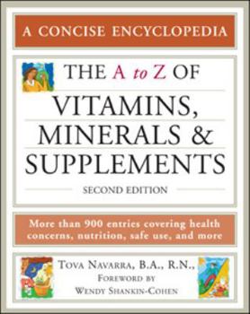 Paperback The A to Z of Vitamins, Minerals and Supplements Book