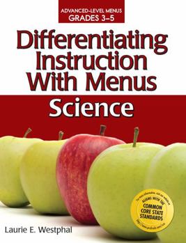 Paperback Differentiating Instruction with Menus: Science (Grades 3-5) Book