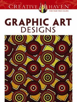 Paperback Creative Haven Graphic Art Designs Coloring Book