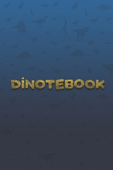 Dinotebook : Dinosaur Notebook, Blank Lined Notebook, (Composition Book Journal), (110 Pages, Blank, 6 X 9)