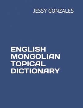 Paperback English Mongolian Topical Dictionary Book