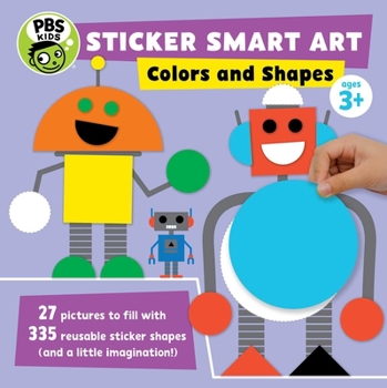 Paperback Sticker Smart Art: Colors and Shapes Book