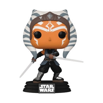 Accessory Pop Star Wars Mandalorian Ahsoka with Lightsabers Vinyl Figure Book