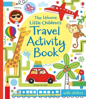 Paperback Little Childrens Travel Activity Book