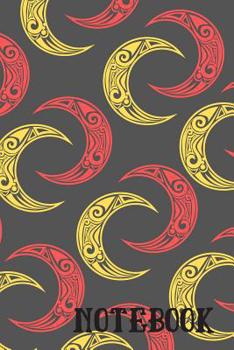 Paperback Notebook: Moon Journal / Notebook Lined Pages Book