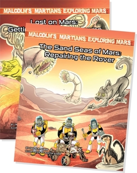 Paperback Malcolm's Martians: Exploring Mars (Set) Book