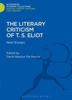 Hardcover The Literary Criticism of T.S. Eliot Book