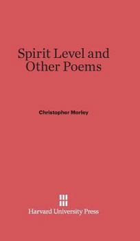 Hardcover Spirit Level and Other Poems Book