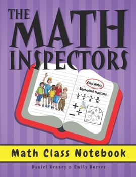 Paperback The Math Inspectors: Math Class Notebook Book