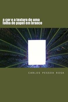 Paperback a cor e a textura de uma folha de papel em branco [Portuguese] Book