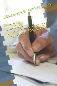 Paperback Idea Notebook Book