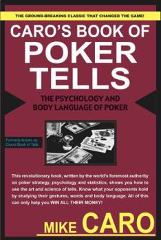 Paperback Caro's Book of Poker Tells Book