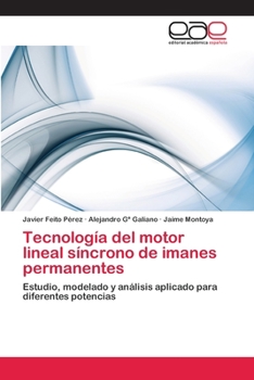 Paperback Tecnología del motor lineal síncrono de imanes permanentes [Spanish] Book