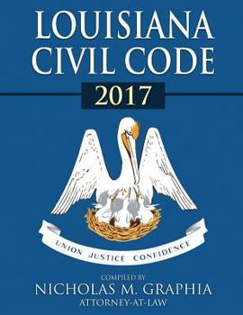 Paperback Louisiana Civil Code 2017 Book