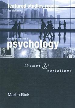 Paperback Featured Studies Reader for Weiten’s Psychology: Themes and Variations, 7th Book
