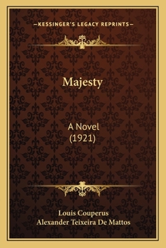 Paperback Majesty: A Novel (1921) Book