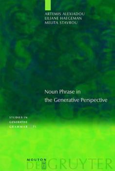 Paperback Noun Phrase in the Generative Perspective Book