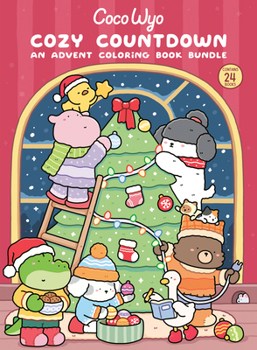 Paperback Cozy Countdown: An Advent Coloring Book Bundle Book