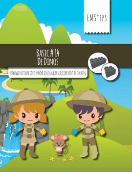 Paperback EMSteps #14 De Dinos: Bouwinstructies voor inelkaar grijpende blokken [Dutch] Book