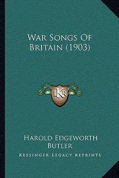 Paperback War Songs Of Britain (1903) Book