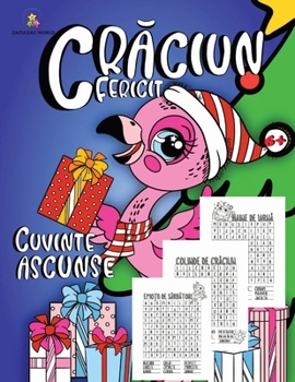 Paperback Cr&#259;ciun Fericit Cuvinte Ascunse Pentru Copii 6+ Ani [Romanian] Book