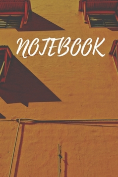 Notebook: Lined Notebook Journal - A Yellow Wall - 120 Pages -  (6 x 9 inches)