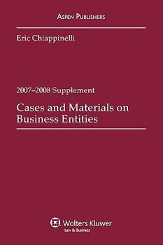 Paperback Business Entities 2007-2008 Supplement Book