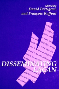 Paperback Disseminating Lacan Book