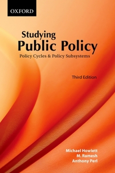 Paperback Studying Public Policy: Policy Cycles & Policy Subsystems Book