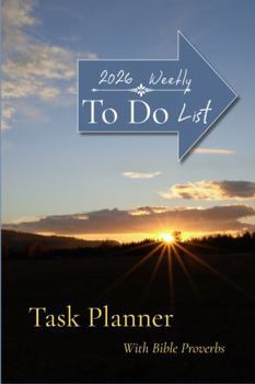 Paperback Weekly To-Do List 2026: Task Planner with Bible Proverbs Book