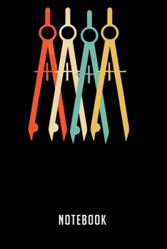 Notebook: Vintage retro art architect architecture gifts notebook6x9(100 pages)Blank Lined Paperback Journal For StudentArchitect Notebook for Journaling & Training NotesArchitecture JounalArchitect G