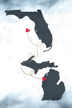 Florida & Michigan: Long Distance Out of State Notebook - Blank Lines