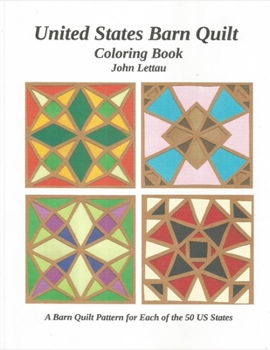 Paperback United States Barn Quilt Coloring Book