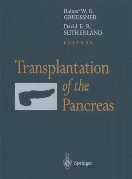 Hardcover Transplantation of the Pancreas Book