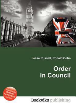 Paperback Order in Council Book