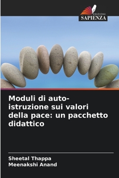 Paperback Moduli di auto-istruzione sui valori della pace: un pacchetto didattico [Italian] Book