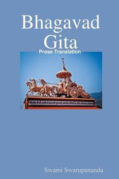 Paperback Bhagavad Gita: Prose Translation Book
