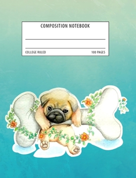 Paperback Composition Notebook: College Ruled School Exercise Book - Book