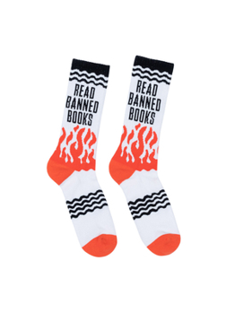 Misc. Read Banned Books Gym Socks - Large Book