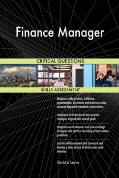 Paperback Finance Manager Critical Questions Skills Assessment Book