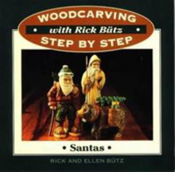 Paperback Woodcarving with Rick Butz: Santas Book