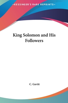 Hardcover King Solomon and His Followers Book