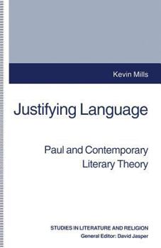Paperback Justifying Language: Paul and Contemporary Literary Theory Book