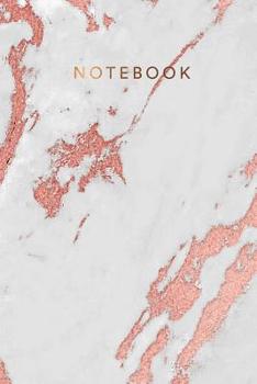 Notebook: Beautiful bronze rose marble ? Personal notes ? Daily diary ? Office supplies |  6 x 9 - Regular size notebook | 120 pages | College ruled (Bronze marble small)